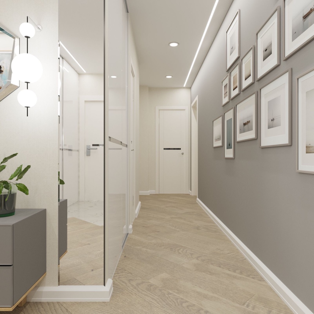 Entryway Design project in Brooklyn, NY by NL Dream Interiors