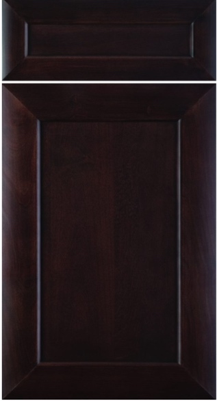 Alder Java Front cabinet door style by NL Dream Interiors