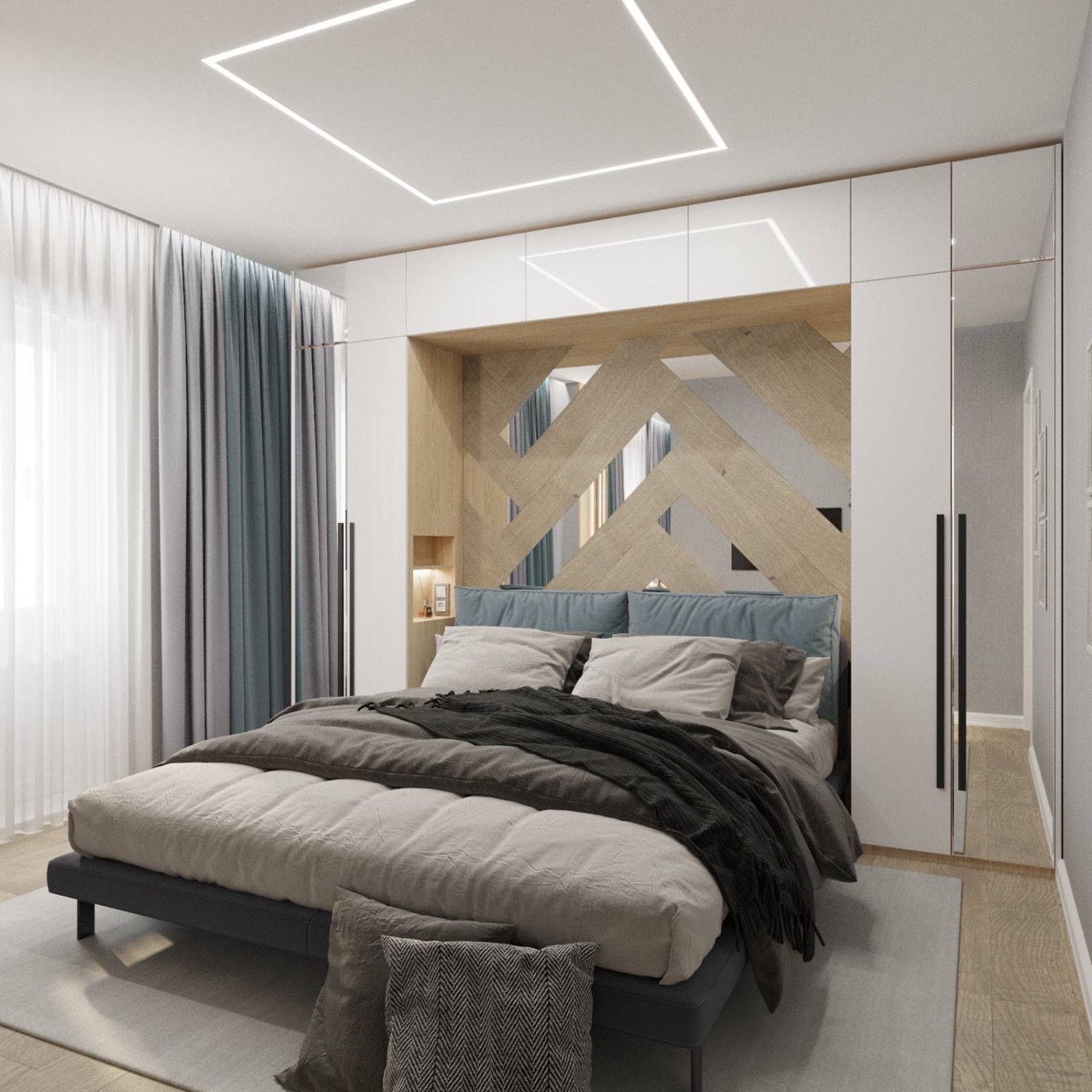 Cozy Bedroom project in Brooklyn, NY by NL Dream Interiors