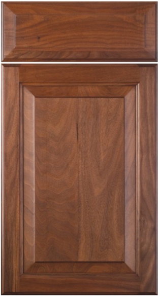 Walnut cabinet door style by NL Dream Interiors
